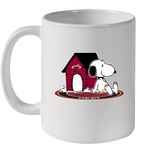 NBA Basketball Miami Heat Snoopy The Peanuts Movie Shirt Ceramic Mug 11oz