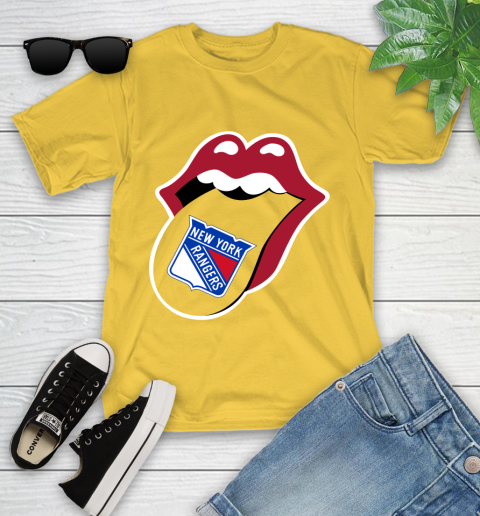 New York Rangers NHL Hockey Lips I Root For My Team Adoring Fan 110