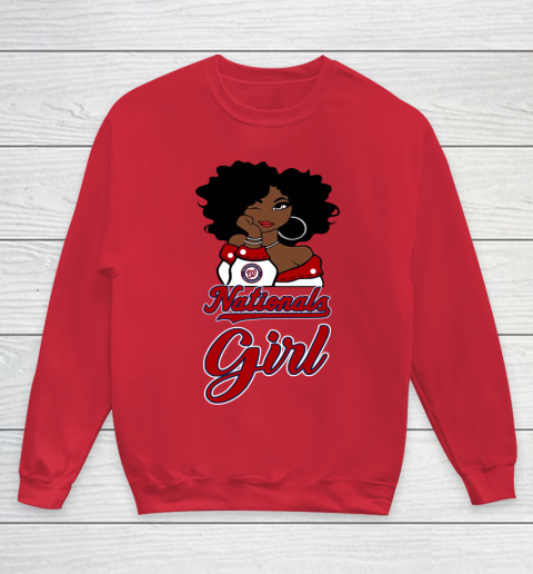 Washington Nationalss Girl MLB Youth Sweatshirt 9