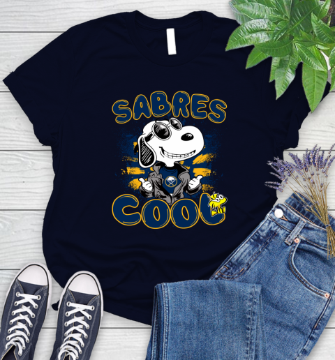 NHL Hockey Buffalo Sabres Cool Snoopy Shirt Women's T-Shirt 2
