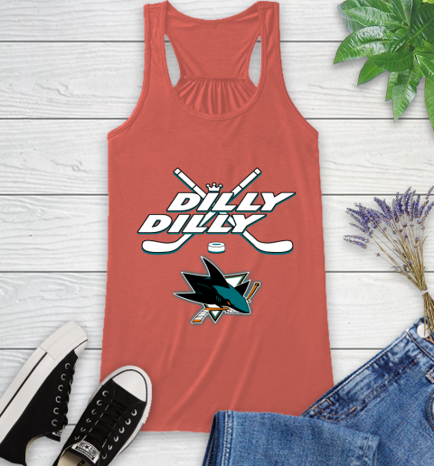 NHL San Jose Sharks Dilly Dilly Hockey Sports Racerback Tank 4