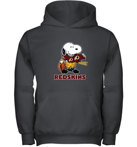 Snoopy A Strong And Proud Washington Redskins Player NFL Youth Hoodie