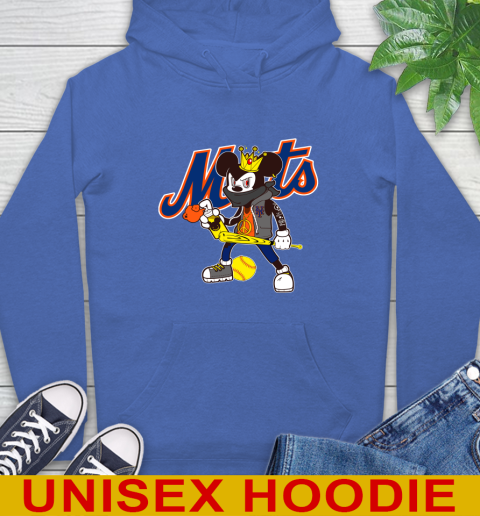 New York Mets MLB Baseball Mickey Peace Sign Sports Hoodie 9