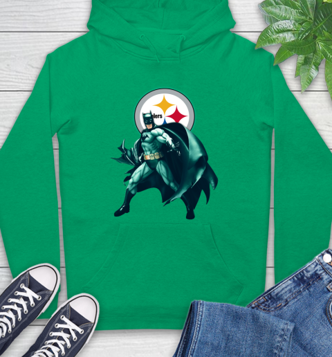 NFL Batman Football Sports Pittsburgh Steelers Hoodie 8