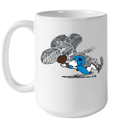 ql8u carolina panthers snoopy plays the football game ceramic mug 150 54 front white