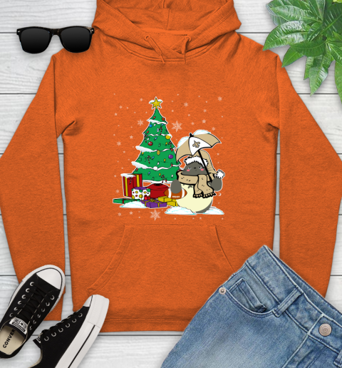 New Orleans Saints NFL Football Cute Tonari No Totoro Christmas Sports Youth Hoodie 4