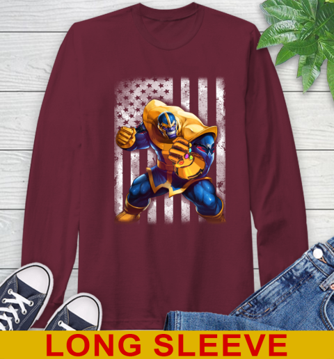 NHL Hockey Washington Capitals Thanos Marvel American Flag Shirt Long Sleeve T-Shirt 8 NHL Hockey Washington Capitals Thanos Marvel American Flag Shirt Long Sleeve T-Shirt - Image 8