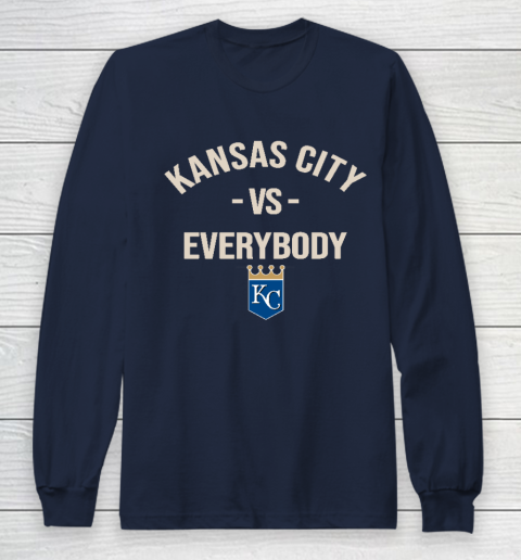 Kansas City Royals Vs Everybody Long Sleeve T-Shirt 2