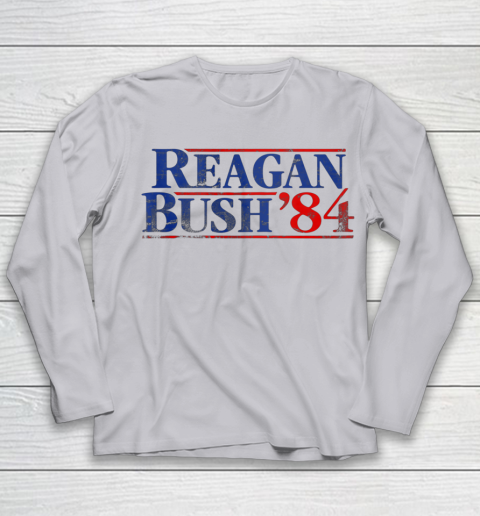 Reagan Bush 84 Vintage Style Conservative Republican Youth Long Sleeve 3