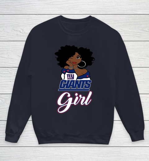 New York Giants Girl NFL Youth Sweatshirt 3