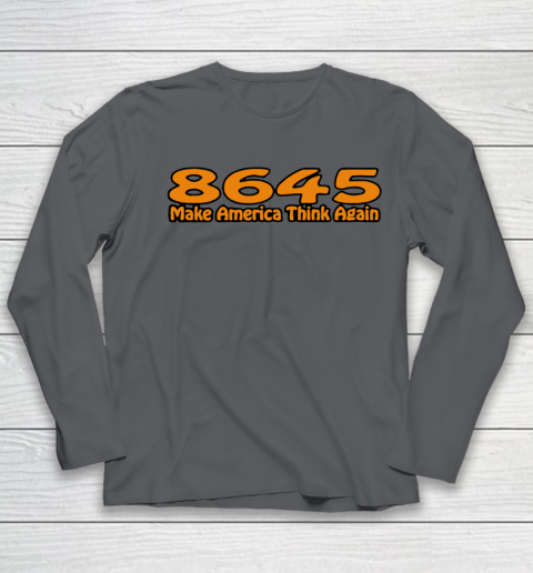 86 45 Make America Think Again Youth Long Sleeve 8