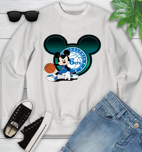 Nba Philadelphia 76ers Mickey Mouse Disney Basketball Youth