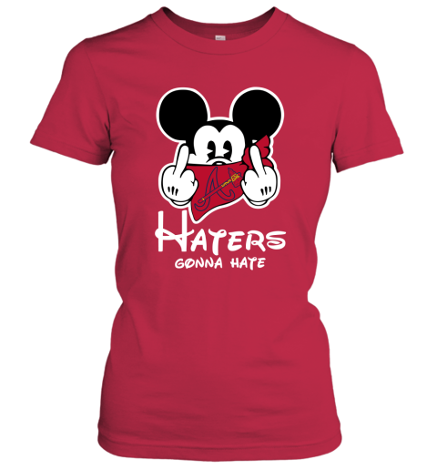 MLB Atlanta Braves Haters Gonna Hate Mickey Mouse Disney Baseball T-Shirt  Sweatshirt Hoodie