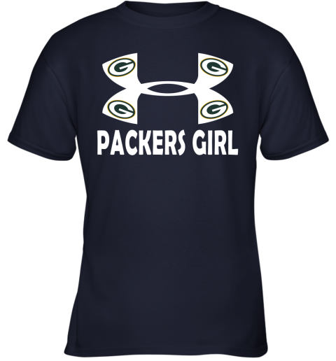 NFL Green Bay Packers Girl Under Armour Football Sports Youth Hoodie