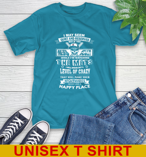 New York Mets MLB Baseball If You Mess With Me While I'm Watching My Team T-Shirt 9