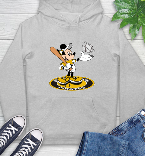 MLB Baseball Pittsburgh Pirates Cheerful Mickey Disney Shirt Hoodie 6