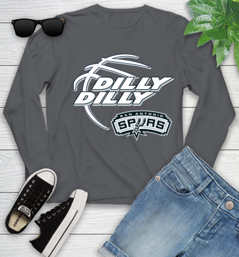 NBA San Antonio Spurs Dilly Dilly Basketball Sports Youth Long Sleeve 8