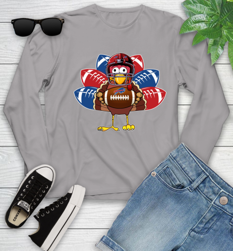 Buffalo Bills Turkey Thanksgiving Day Youth Long Sleeve 5
