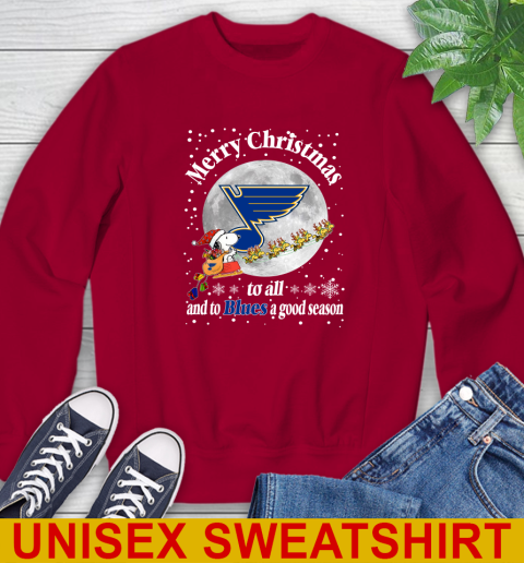 St.Louis Blues Merry Christmas To All And To Blues A Good Season NHL Hockey Sports Sweatshirt 9
