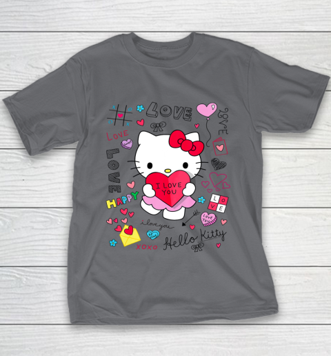 Hello Kitty Love Notes Valentine Tee Youth T-Shirt 5