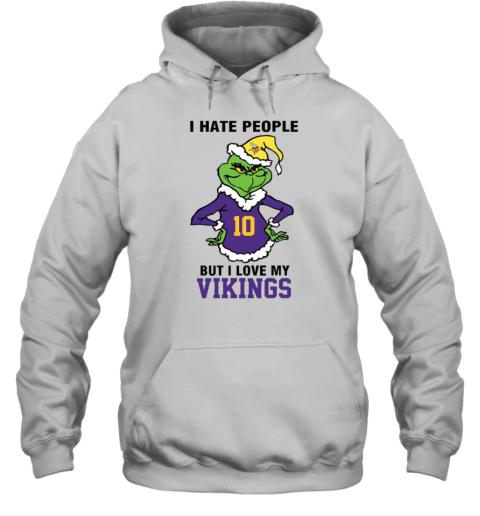 I Hate People But I Love My Vikings Minnesota Vikings NFL Teams Hoodie