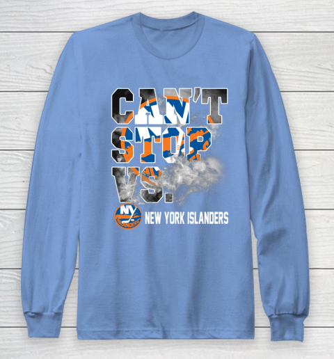 NHL New York Islanders Hockey Can't Stop Vs Long Sleeve T-Shirt 9 NHL New York Islanders Hockey Can't Stop Vs Long Sleeve T-Shirt - Image 9