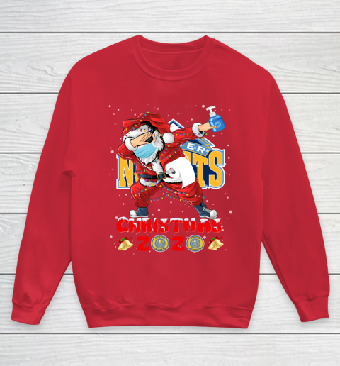 Denver Nuggets Funny Santa Claus Dabbing Christmas 2020 NBA Youth Sweatshirt 8 Denver Nuggets Funny Santa Claus Dabbing Christmas 2020 NBA Youth Sweatshirt - Image 8