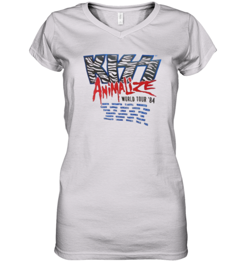 Animalize World Tour Women's V-Neck T-Shirt