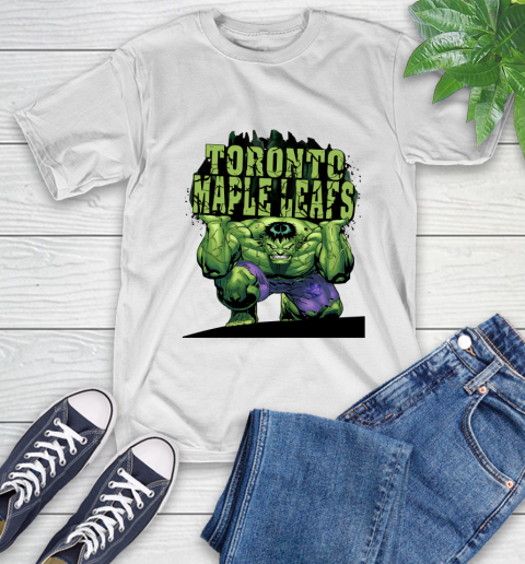 Toronto Maple Leafs NHL Hockey Incredible Hulk Marvel Avengers Sports T-Shirt