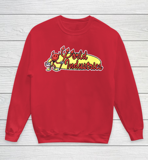 World Industries Devil Satan Hook Ups Skate Hookups Hook Ups Vintage 90's Youth Sweatshirt 7