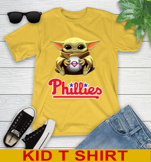 MLB Baseball Philadelphia Phillies Star Wars Baby Yoda Shirt 108