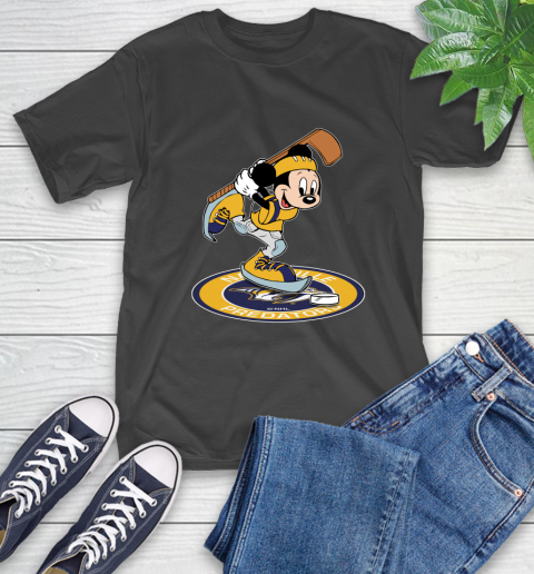 NHL Hockey Nashville Predators Cheerful Mickey Disney Shirt T-Shirt