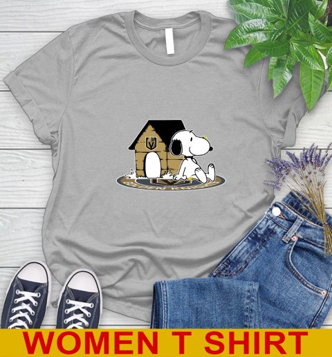 NHL Hockey Vegas Golden Knights Snoopy The Peanuts Movie Shirt Women's T-Shirt 5