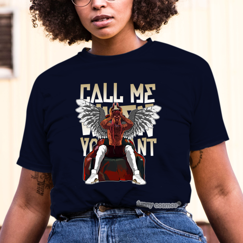Air Jordan 13 DMP Matching Sneaker Tshirt Call Me When You Want White and Metalic Gold Jordan Shirt