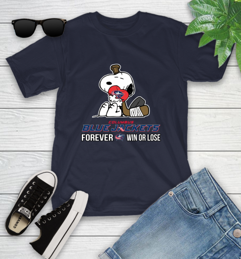 NHL The Peanuts Movie Snoopy Forever Win Or Lose Hockey Columbus Blue Jackets 105