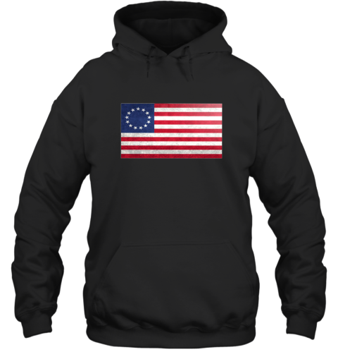 Betsy Ross flag Hooded