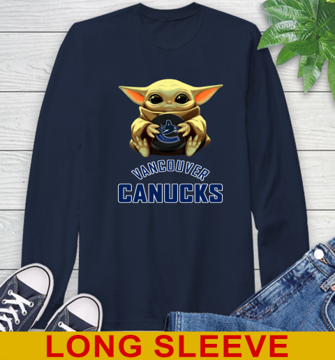 NHL Hockey Vancouver Canucks Star Wars Baby Yoda Shirt 61