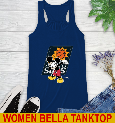 Phoenix Suns NBA Basketball Dabbing Mickey Disney Sports Racerback Tank 9