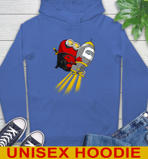 NBA Basketball San Antonio Spurs Deadpool Minion Marvel Shirt Hoodie 9