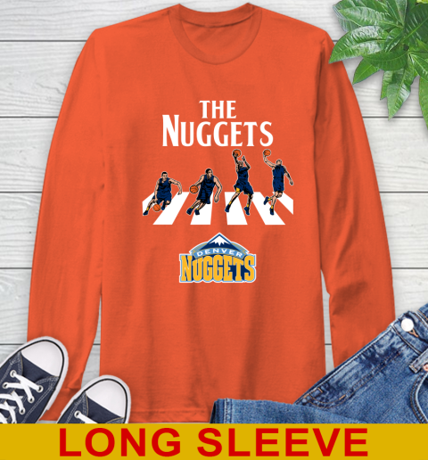 NBA Basketball Denver Nuggets The Beatles Rock Band Shirt Long Sleeve T-Shirt 4