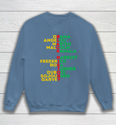 Black History Month Dream Like Leaders African American Love Sweatshirt 6