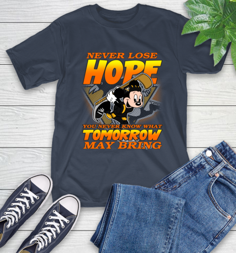 Pittsburgh Penguins NHL Hockey ootball Mickey Disney Never Lose Hope T-Shirt 3