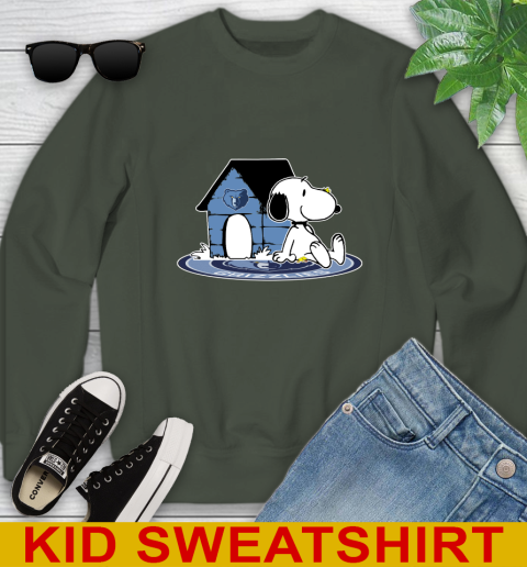 NBA Basketball Memphis Grizzlies Snoopy The Peanuts Movie Shirt Youth Sweatshirt 9