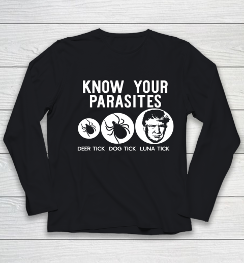 KNOW YOUR PARASITES Anti Trump RESIST Youth Long Sleeve