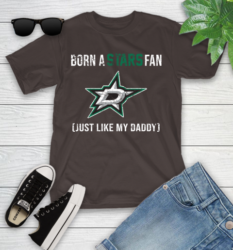 NHL Dallas Stars Hockey Loyal Fan Just Like My Daddy Shirt Youth T-Shirt 6