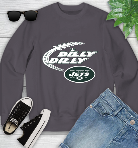 NFL New York Jets Dilly Dilly Football Sports Youth Sweatshirt 6