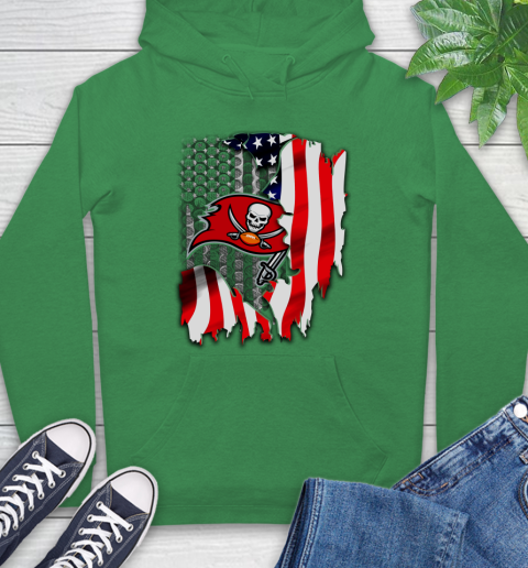 Tampa Bay Buccaneers NFL Football American Flag Hoodie 8