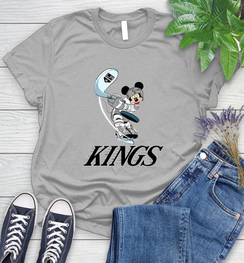 NHL Hockey Los Angeles Kings Cheerful Mickey Mouse Shirt Women's T-Shirt 5