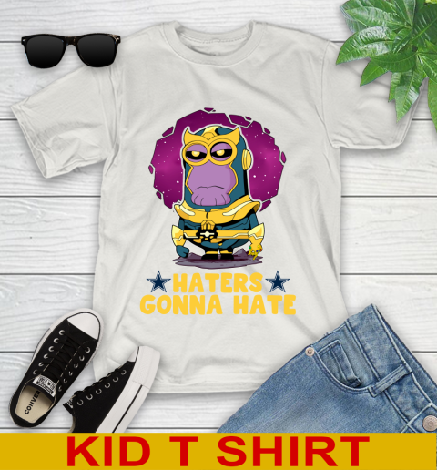 NFL Football Dallas Cowboys Haters Gonna Hate Thanos Minion Marvel Shirt Youth T-Shirt 12