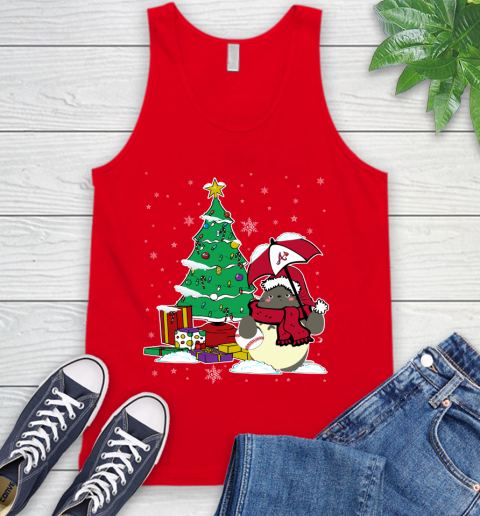 Atlanta Braves MLB Baseball Cute Tonari No Totoro Christmas Sports Tank Top 5